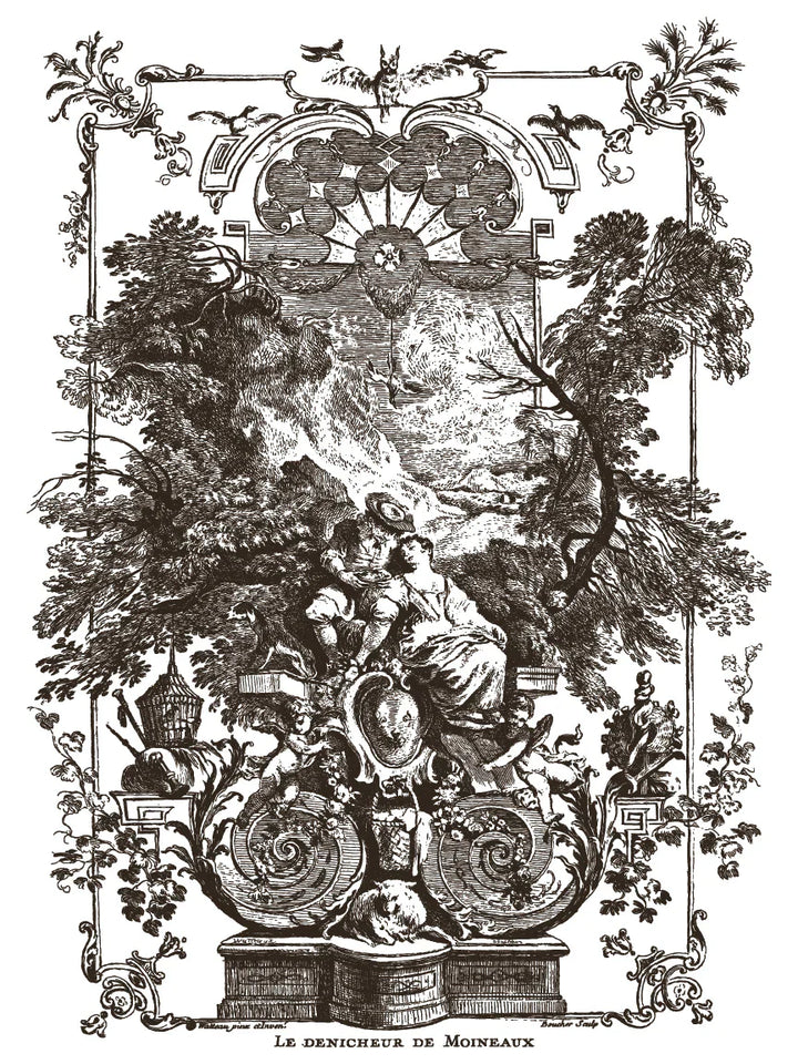 NEW! IOD Paint Inlay - HAMEAU DE LA REINE (set of eight 12"x16" sheets) - Rustic Farmhouse Charm