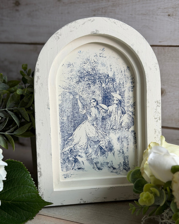 NEW! IOD Paint Inlay - HAMEAU DE LA REINE (set of eight 12"x16" sheets)