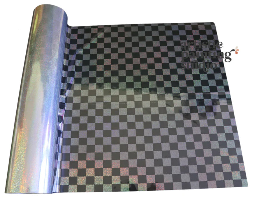 HARLEY HOLOGRAM Transparent Metallic Foil - Rustic Farmhouse Charm