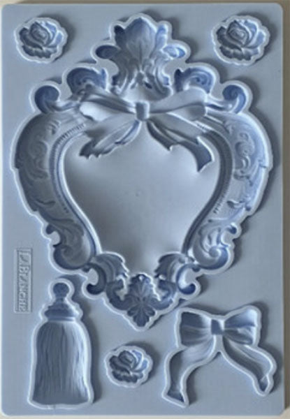 NEW! LaBlanche Mould - HEART FRAME (12.7 cm x 20.3 cm)