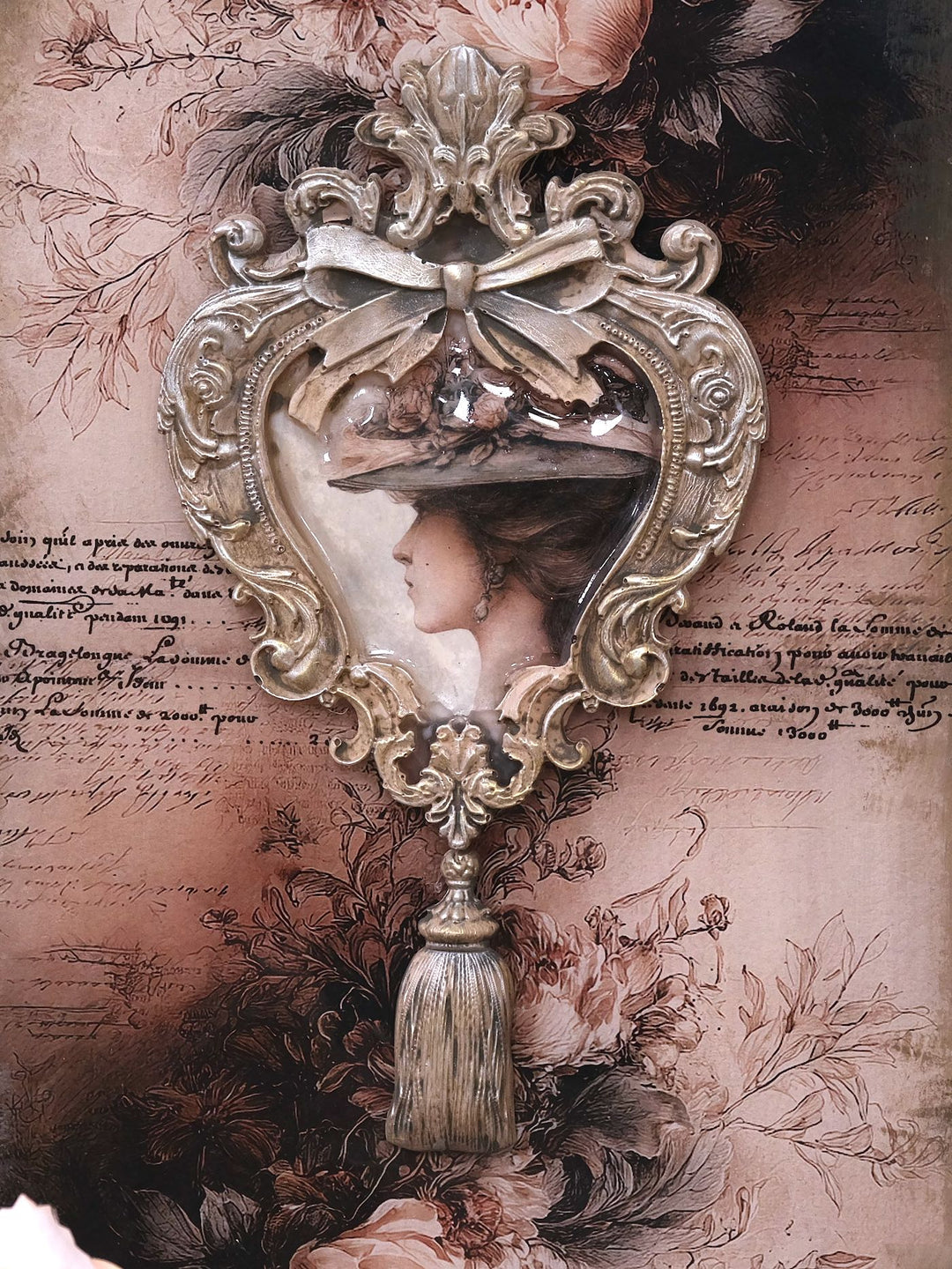 NEW! LaBlanche Mould - HEART FRAME (12.7 cm x 20.3 cm)