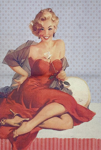 Decoupage Tissue Paper - Hello Love Lady (50.8cm x 76.2cm) - Rustic Farmhouse Charm