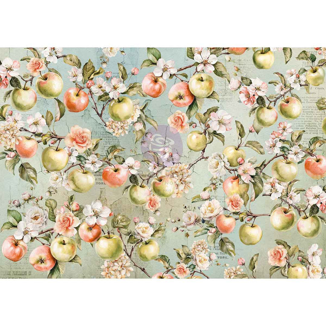 NEW! A3 Decoupage Fibre Paper - HOMEGROWN COLLECTION (29.7cm x 41.9cm)