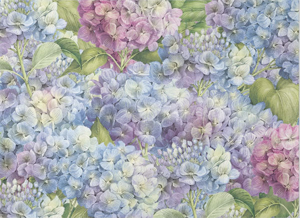 Decoupage Tissue Paper - Hydrangeas - Rustic Farmhouse Charm