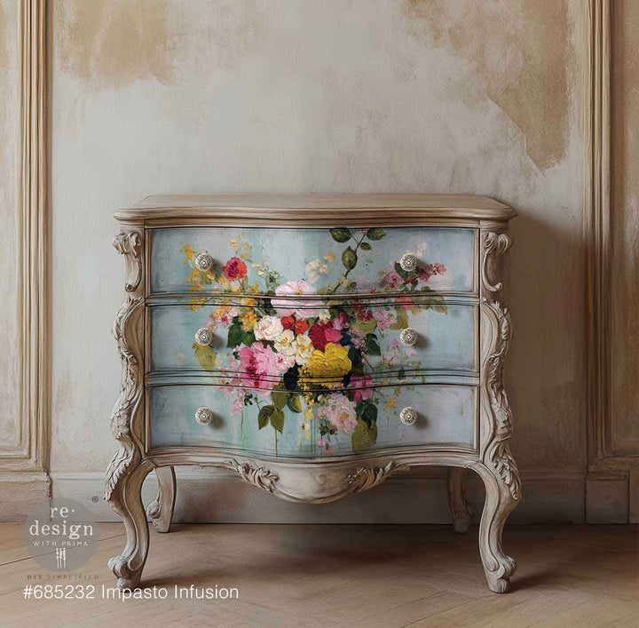 LIMITED! Redesign Decoupage Fibre - IMPASTO INFUSION (49.53cm x 76.2cm)