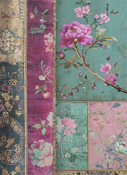 Decoupage Tissue Paper - Imperial Floral Tapestry (53.34cm x 73.66cm)