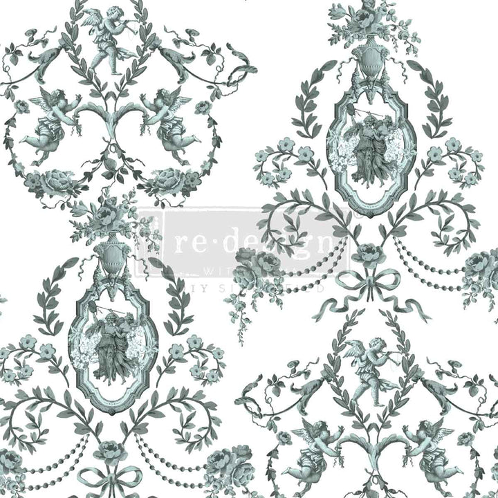 NEW! Redesign Transfer - JARDIN SECRET (60.96cm x 88.9cm) - Rustic Farmhouse Charm