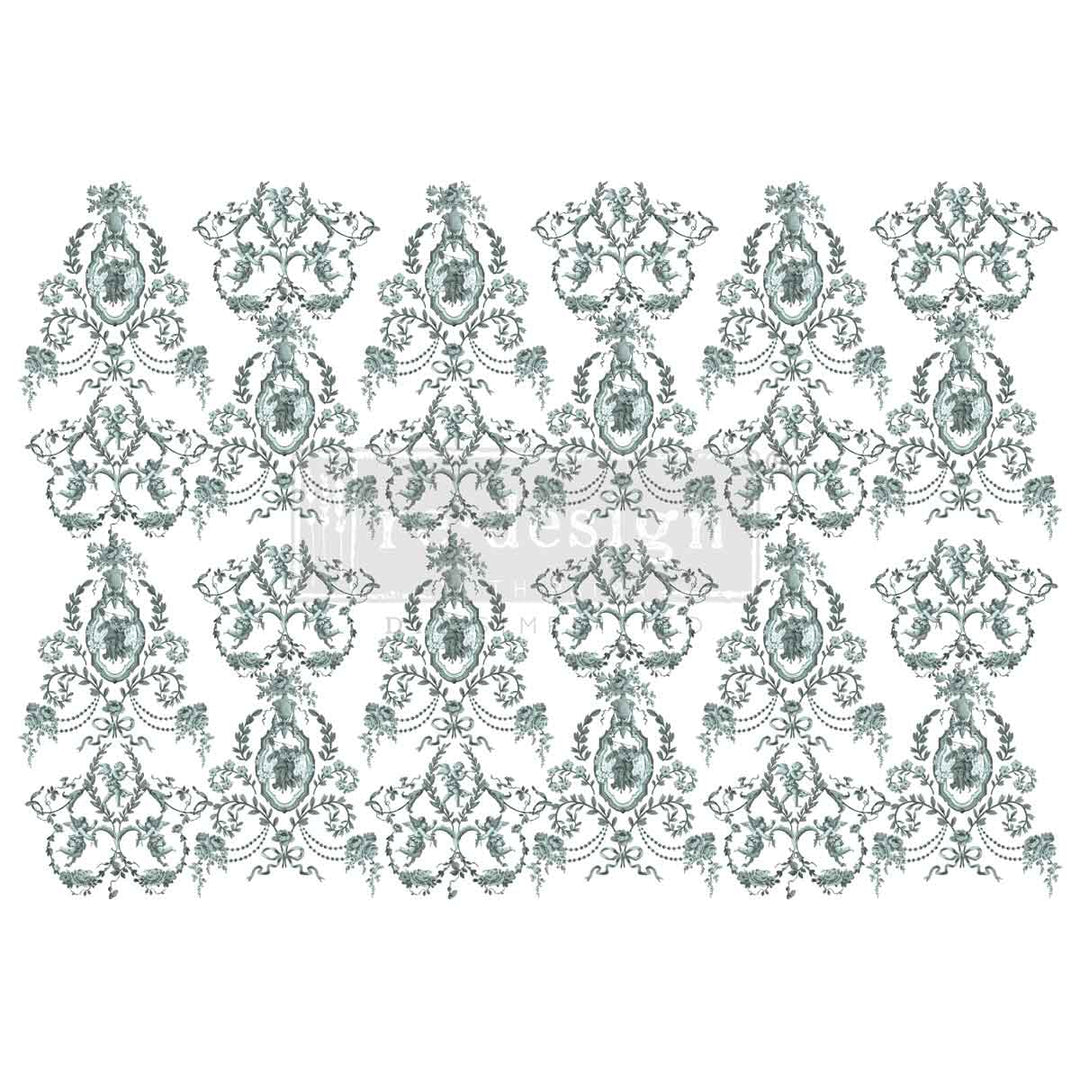 NEW! Redesign Transfer - JARDIN SECRET (60.96cm x 88.9cm) - Rustic Farmhouse Charm