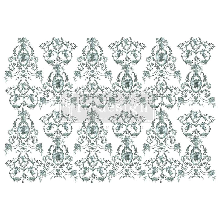 NEW! Redesign Transfer - JARDIN SECRET (60.96cm x 88.9cm) - Rustic Farmhouse Charm