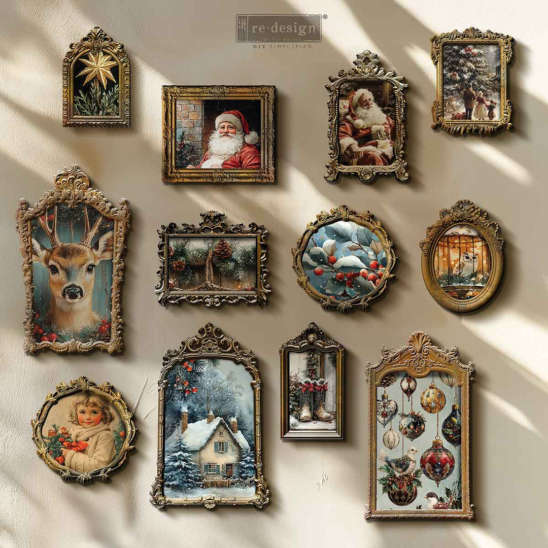 NEW! Redesign A4 Decoupage Fibre Paper - JINGLE JUNGLE - Rustic Farmhouse Charm
