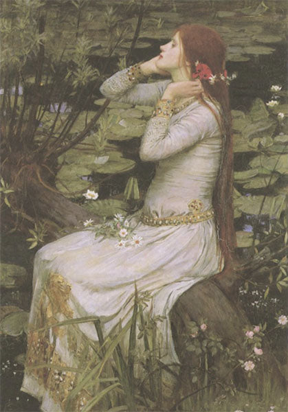 Decoupage Tissue Paper - John Waterhouse Painting 'Ophelia by the Pond'