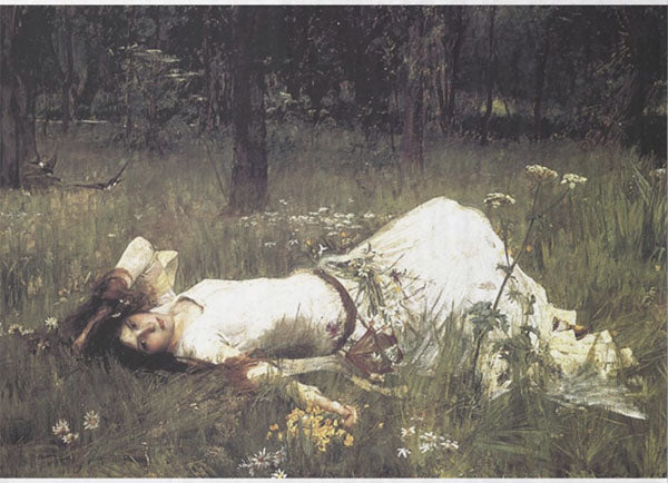 Decoupage Tissue Paper - John Waterhouse Painting 'Ophelia Lying in the Meadow'