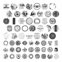 KNOB TOPPERS Stamp by IOD (12"x12", 30.48cm x 30.48cm) - Rustic Farmhouse Charm