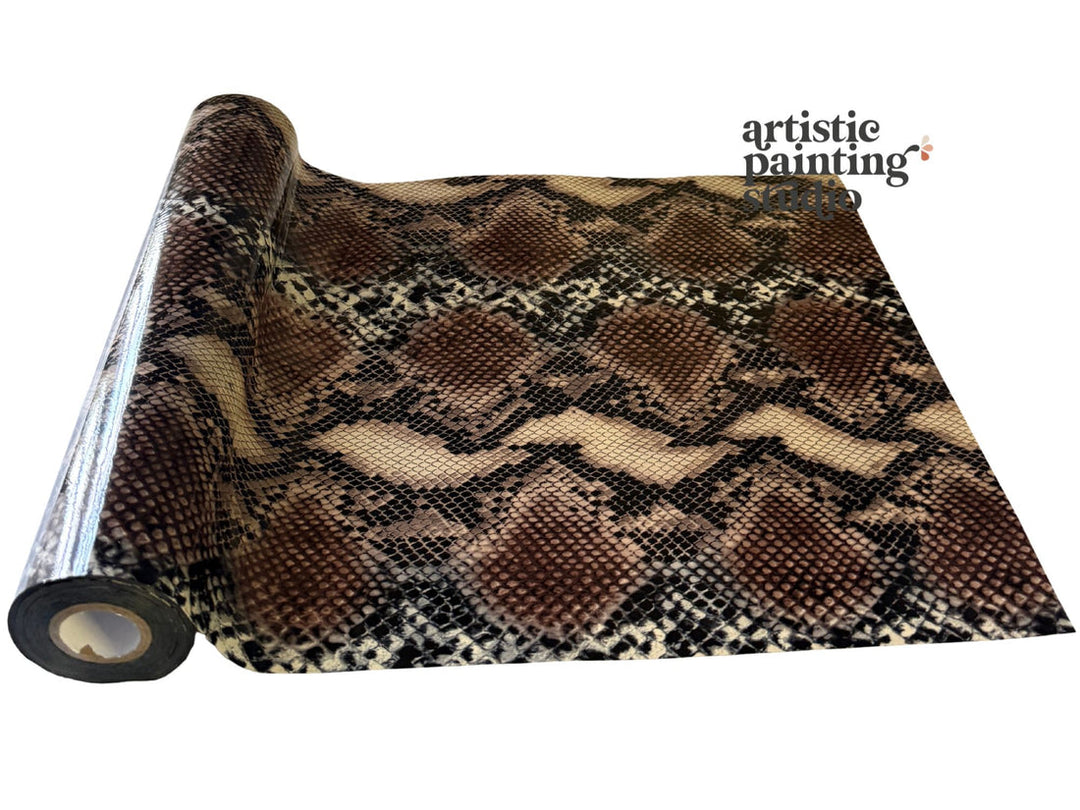 Artistic Painting Studio Metallic Foil - KOLTER SNAKESKIN (Semi-Transparent) - Rustic Farmhouse Charm