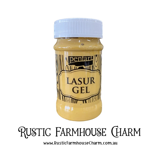PINE Lasur Gel by Pentart 100ml - Rustic Farmhouse Charm