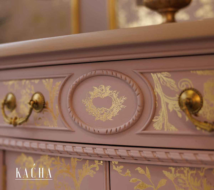 Redesign Middy Gold Foil Transfer - KACHA LABEL DE LUXE (2 sheets, each 21.59cm x 27.94cm) - Rustic Farmhouse Charm
