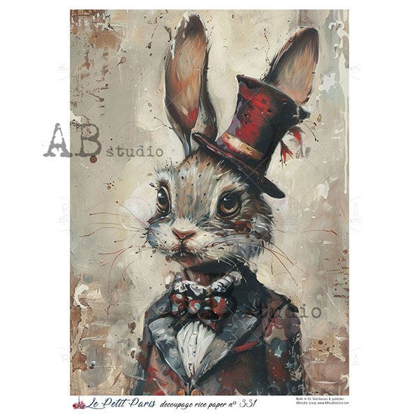 ABstudio Rice Paper - LE PETIT PARIS 331 (A4)