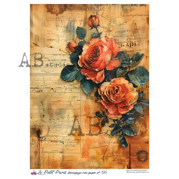 ABstudio Rice Paper - LE PETIT PARIS 66 (A4)