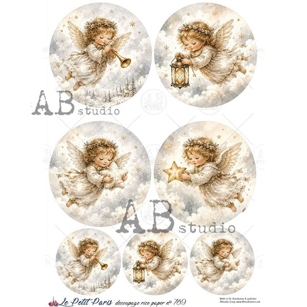 ABstudio Rice Paper - LE PETIT PARIS 789 (A4)