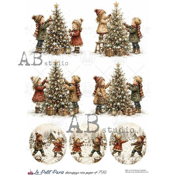 ABstudio Rice Paper - LE PETIT PARIS 790 (A4)