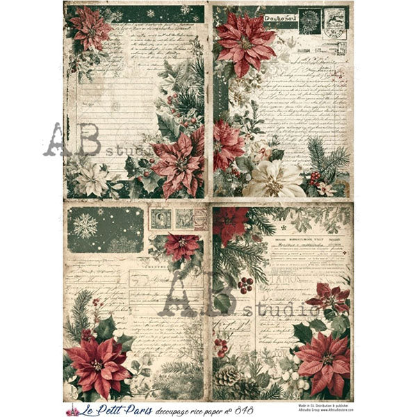 ABstudio Rice Paper - LE PETIT PARIS 848 (A4)