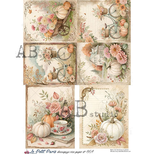 ABstudio Rice Paper - LE PETIT PARIS 864 (A4)