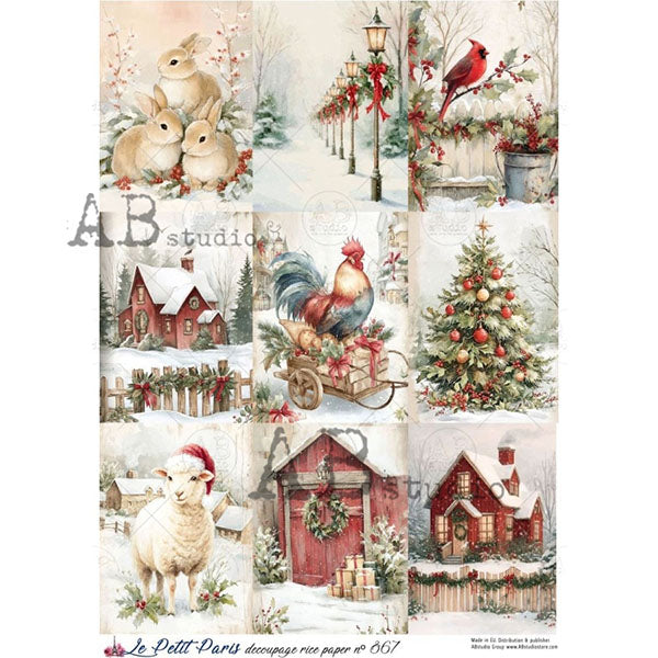 ABstudio Rice Paper - LE PETIT PARIS 867 (A4)