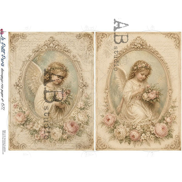 ABstudio Rice Paper - LE PETIT PARIS 872 (A4)