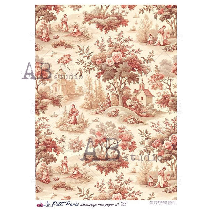 ABstudio Rice Paper - LE PETIT PARIS 92 (A4)