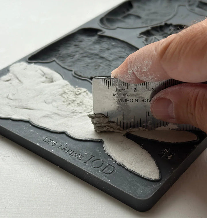 NEW! IOD Mould - LES LAPINS (6"x10", 15.24cm x 25.4cm) - Rustic Farmhouse Charm