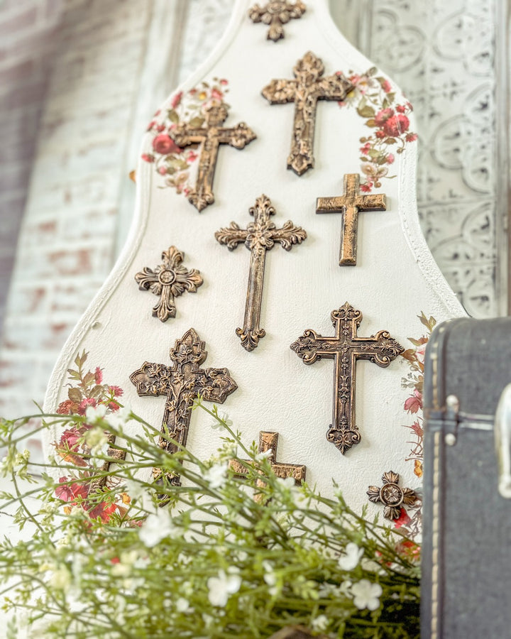 NEW! IOD Mould - LES CROIX (6"x10", 15.24cm x 25.4cm)