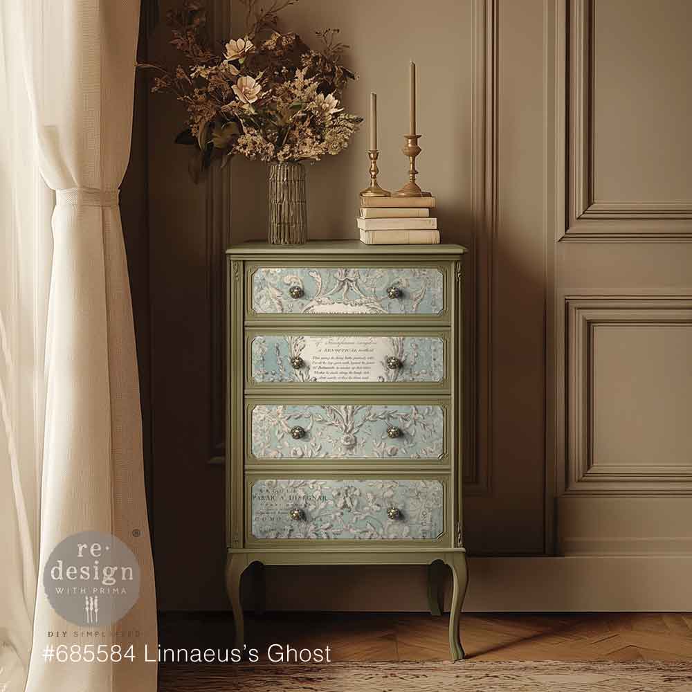 LIMITED! Redesign Decoupage Fibre - LINNAEUS'S GHOST (49.53cm x 76.2cm)