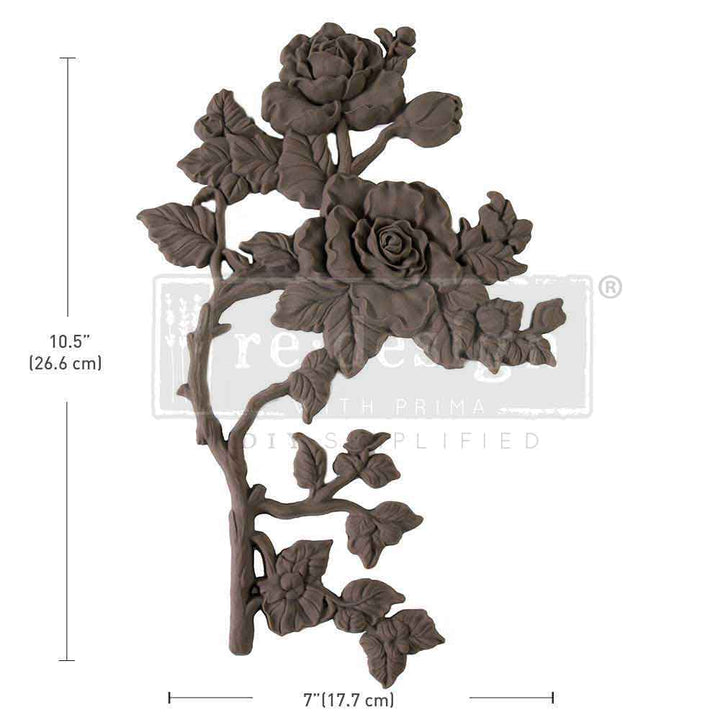 NEW! Redesign Décor Poly - LUSH REVERIE LEFT (26.7cm x 17.8cm x 1.3cm) - Rustic Farmhouse Charm