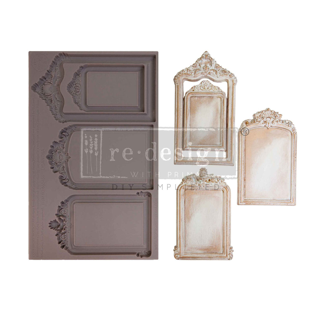 NEW! LYSANDRA Redesign Mould 5"x8" - Rustic Farmhouse Charm