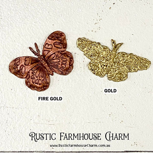 NEW! FIRE GOLD Metal Pigment Powder by Pentart 20g - Rustic Farmhouse Charm