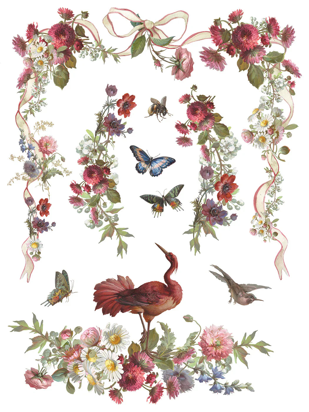 NEW! IOD Transfer Pad - MADELEINE (set of eight 12"x16" sheets) - Rustic Farmhouse Charm