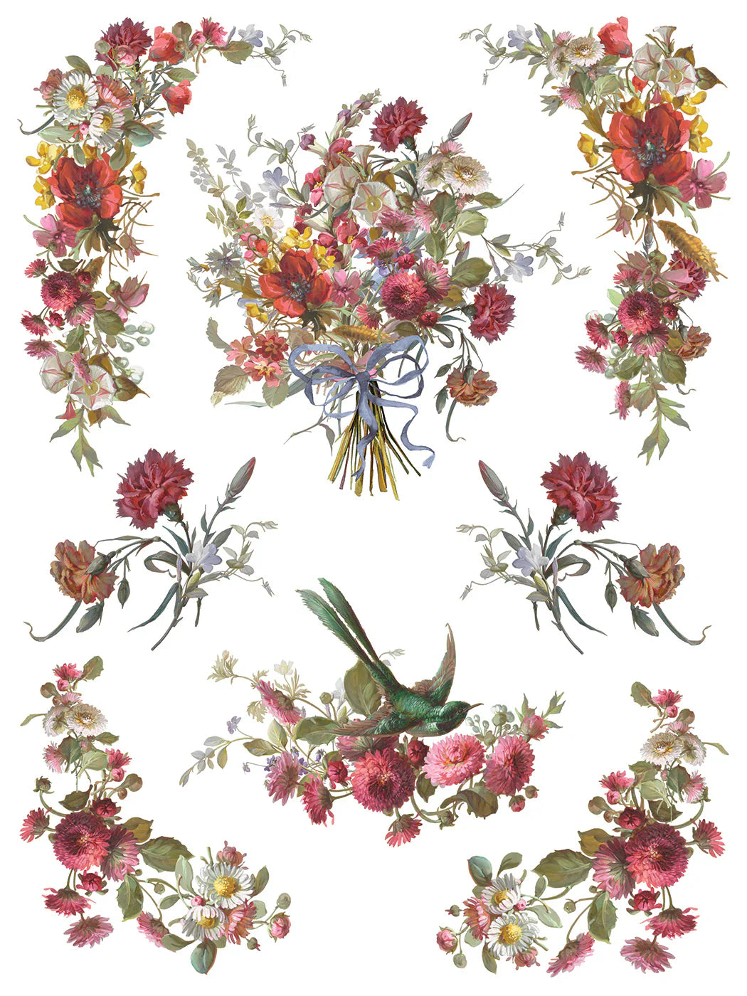 NEW! IOD Transfer Pad - MADELEINE (set of eight 12"x16" sheets) - Rustic Farmhouse Charm