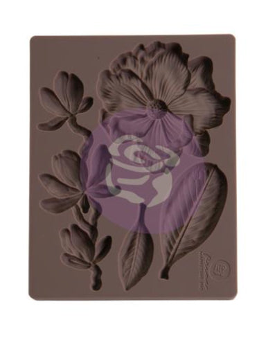 MAGNOLIA ROUGE Mould by Prima (8.89cm x 11.43cm) - Rustic Farmhouse Charm