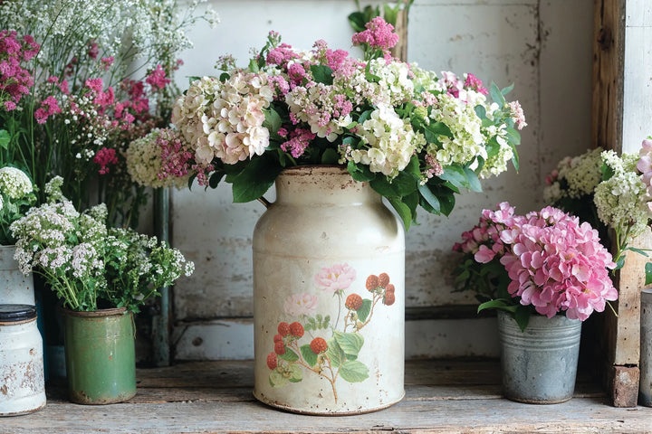 NEW! IOD Transfer Pad - MARCHE DES FLEURS (set of eight 12"x16" sheets) - Rustic Farmhouse Charm