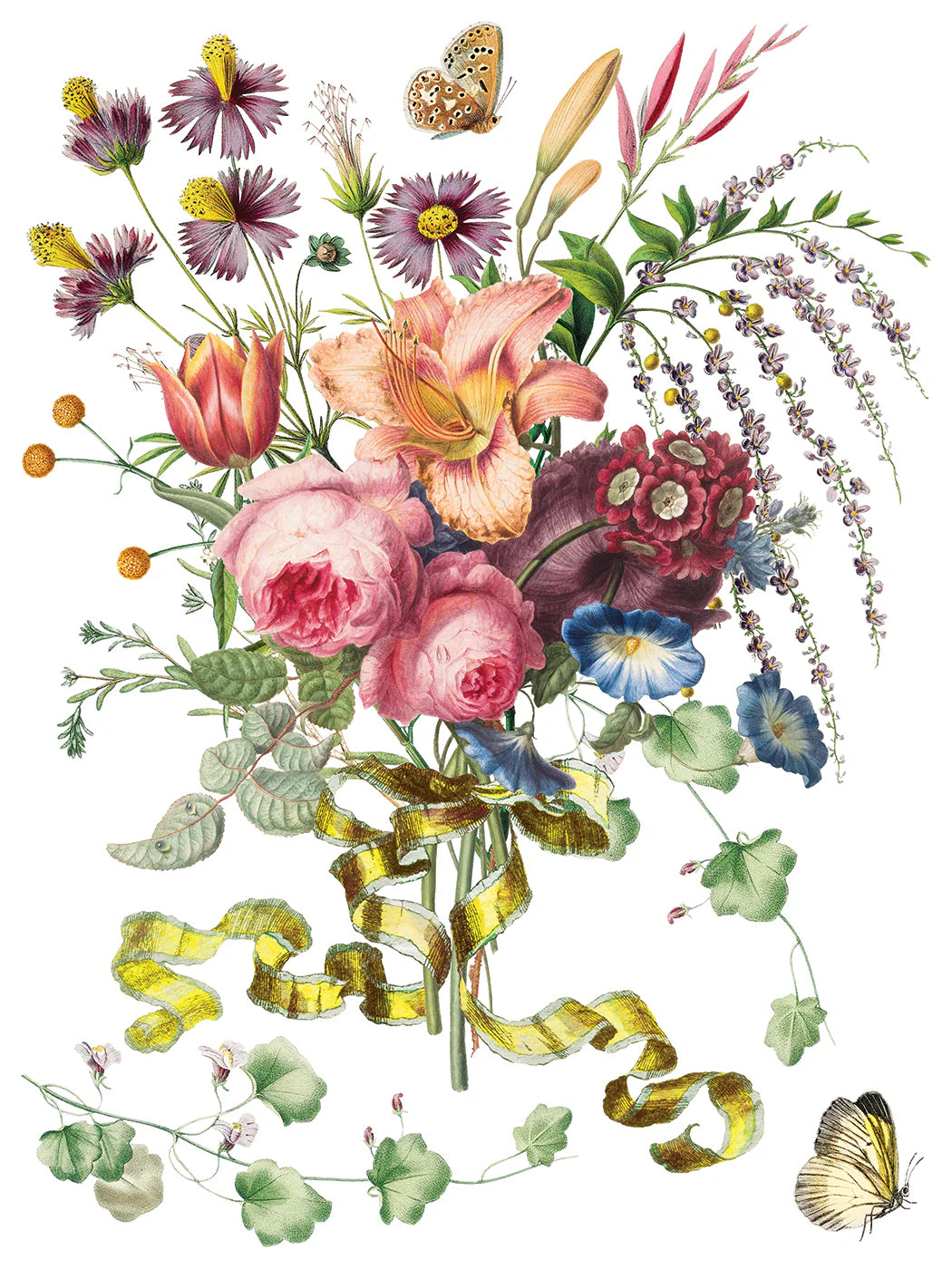 NEW! IOD Transfer Pad - MARCHE DES FLEURS (set of eight 12"x16" sheets) - Rustic Farmhouse Charm