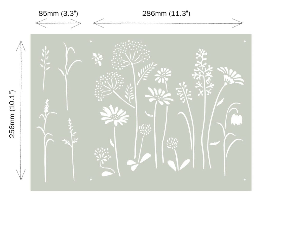 Annie Sloan Stencil Set - MEADOW FLOWERS
