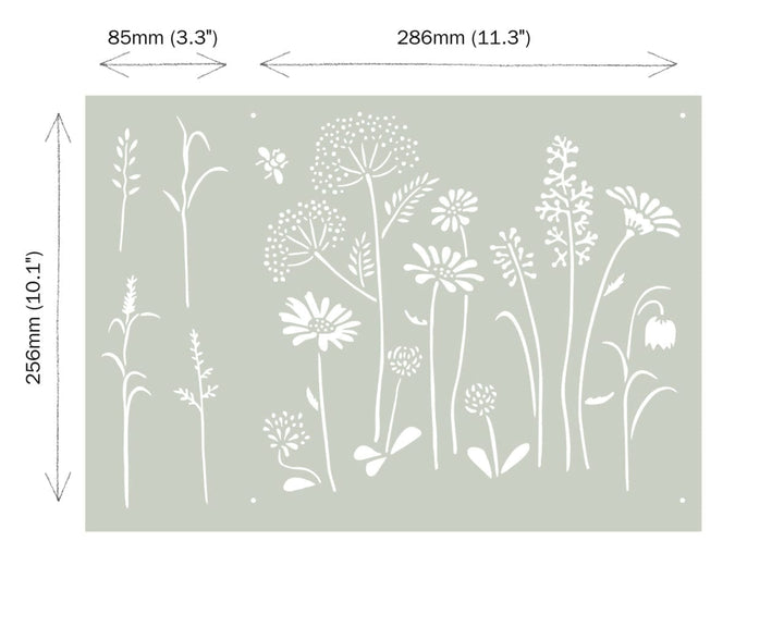 Annie Sloan Stencil Set - MEADOW FLOWERS