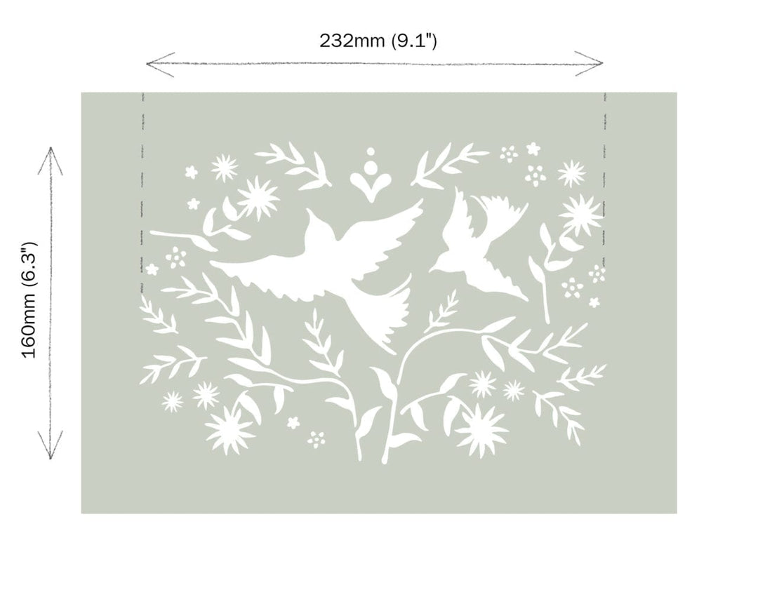 Annie Sloan Stencil Set - MEXICAN BIRDS