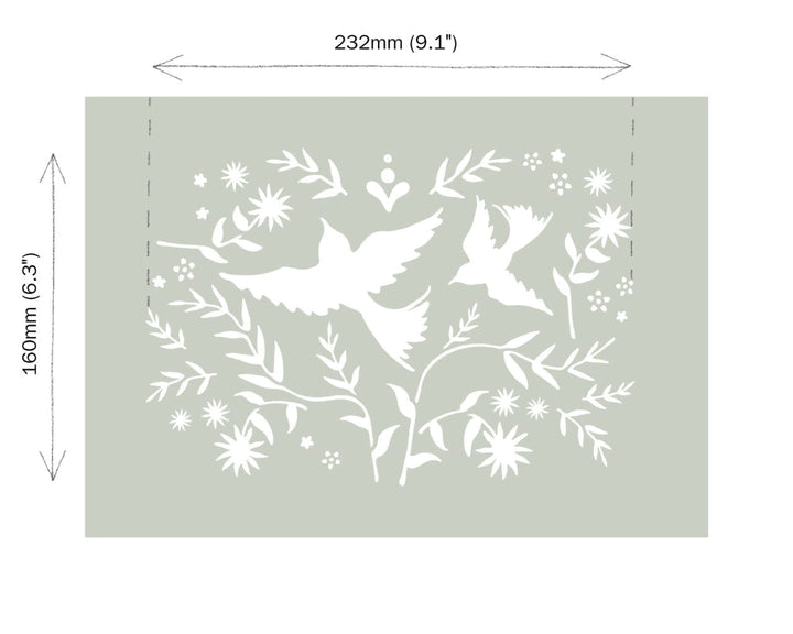 Annie Sloan Stencil Set - MEXICAN BIRDS