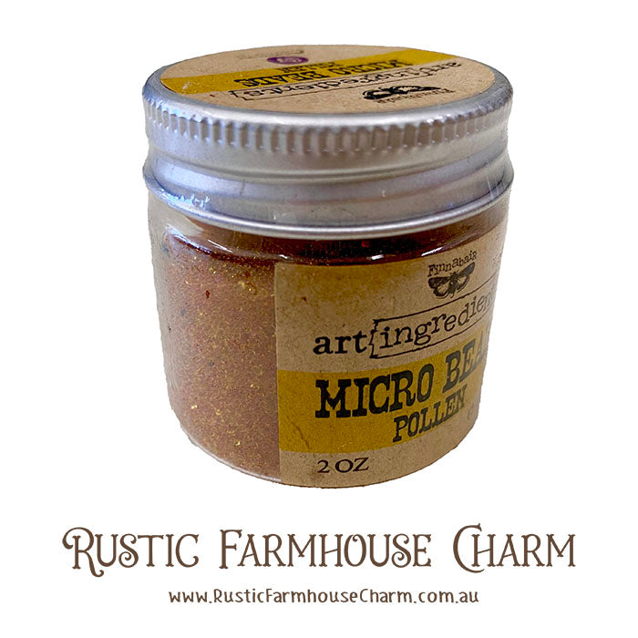 Micro Beads: POLLEN 57g (Art Ingredients) - Rustic Farmhouse Charm