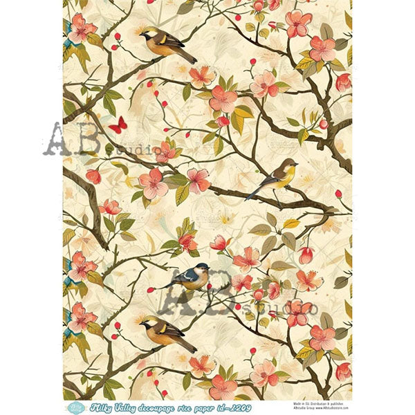 ABstudio Rice Paper - MILKY VALLEY 1209 (A4)