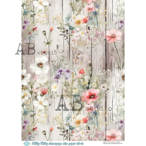 ABstudio Rice Paper - MILKY VALLEY 3 (A4)
