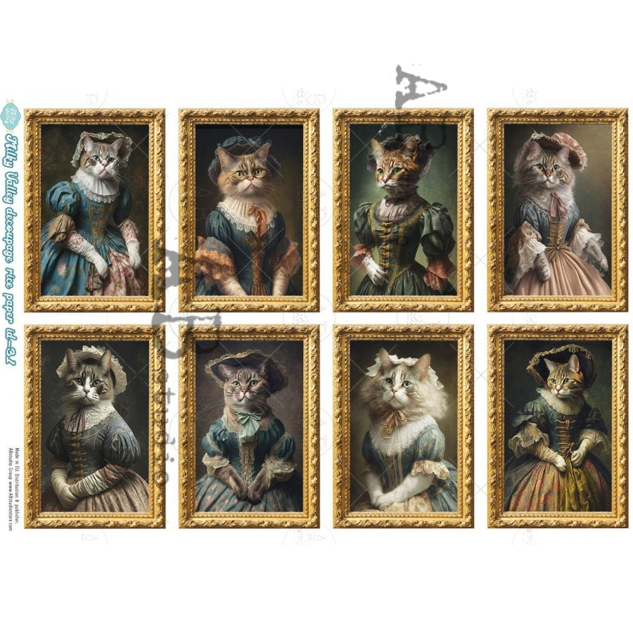 ABstudio Rice Paper - MILKY VALLEY 31 (A4) - Rustic Farmhouse Charm