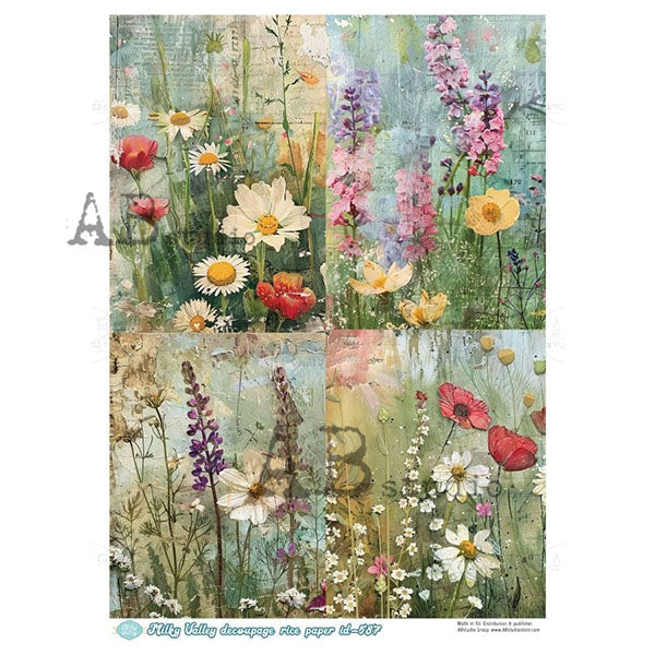 ABstudio Rice Paper - MILKY VALLEY 587 (A4)