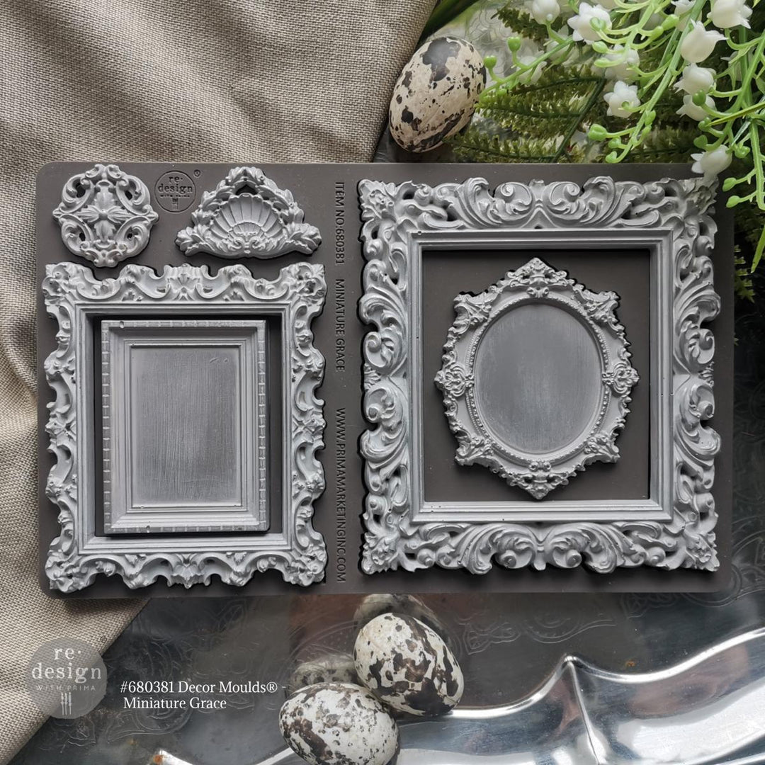 NEW! Redesign Mould - MINIATURE GRACE (5" x 8") - Rustic Farmhouse Charm